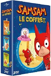 dvd samsam - coffret - le goûter chez crapouille + l'enlèvement de super julie + l'espace n'est pas une poubelle