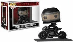 figurine funko! pop - batman - rides deluxe - selina kyle on motorcycle - 15 cm - 281