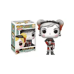 figurine funko! pop - dc comics - bombshells - harley quinn black white and red - 166