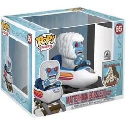 figurine funko! pop - parcs disney n°65 - matterhorn bobsled & abominable homme des neiges (43356)