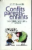 livre conflits parents - enfants : comment maintenir le dialogue