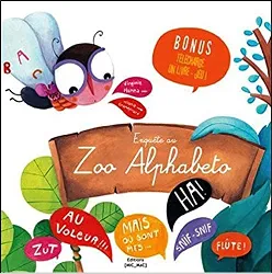 livre enquête au zoo alphabeto
