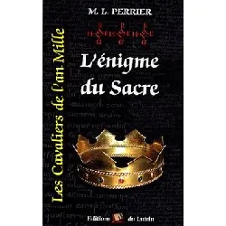 livre l'enigme du sacre