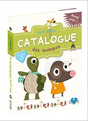 livre mon grand catalogue des animaux - en cadeau : des stickers !