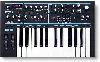 synthétiseur analogique usb novation bass station ii - 25 touches noir