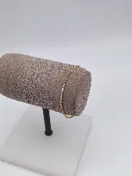 97353218 bracelet plaqué or ligne d'oxydes