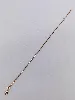 97353218 bracelet plaqué or ligne d'oxydes