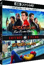 blu-ray spider - man homecoming + far from home - diptyque 2 films