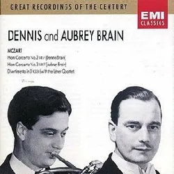 cd aubrey brain - mozart: horn concertos nos. 2 & 3 - divertimento k334 (1992)