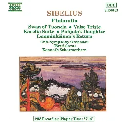 cd jean sibelius - finlandia - swan of tuonela - valse triste - karelia suite - pohjola's daughter - lemminkäinen's return (1988)