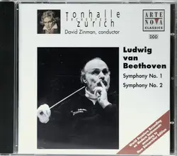 cd ludwig van beethoven - tonhalle orchester zurich, david zinman - symphony no. 1 / symphony no. 2 (1999)