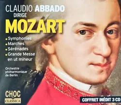 cd mozart, claudio abbado, berliner philharmoniker - claudio abbado dirige mozart - symphonies, marches sérénades, grande messe en