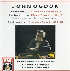 cd tchaikovsky / rachmaninov, john ogdon, philharmonia orchestra, sir john barbirolli / sir john pritchard - piano concerto no.1 /