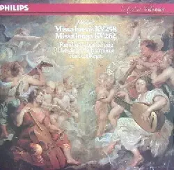 cd wolfgang amadeus mozart - missa brevis kv 258 / missa longa kv 262 (1985)