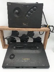 console neo geo snk aes + arcade stick