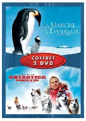 dvd antartica, prisonniers du froid + la marche de l'empereur - pack