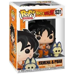 figurine funko! pop - dragon ball z - yamcha & puar - 10 cm - 531