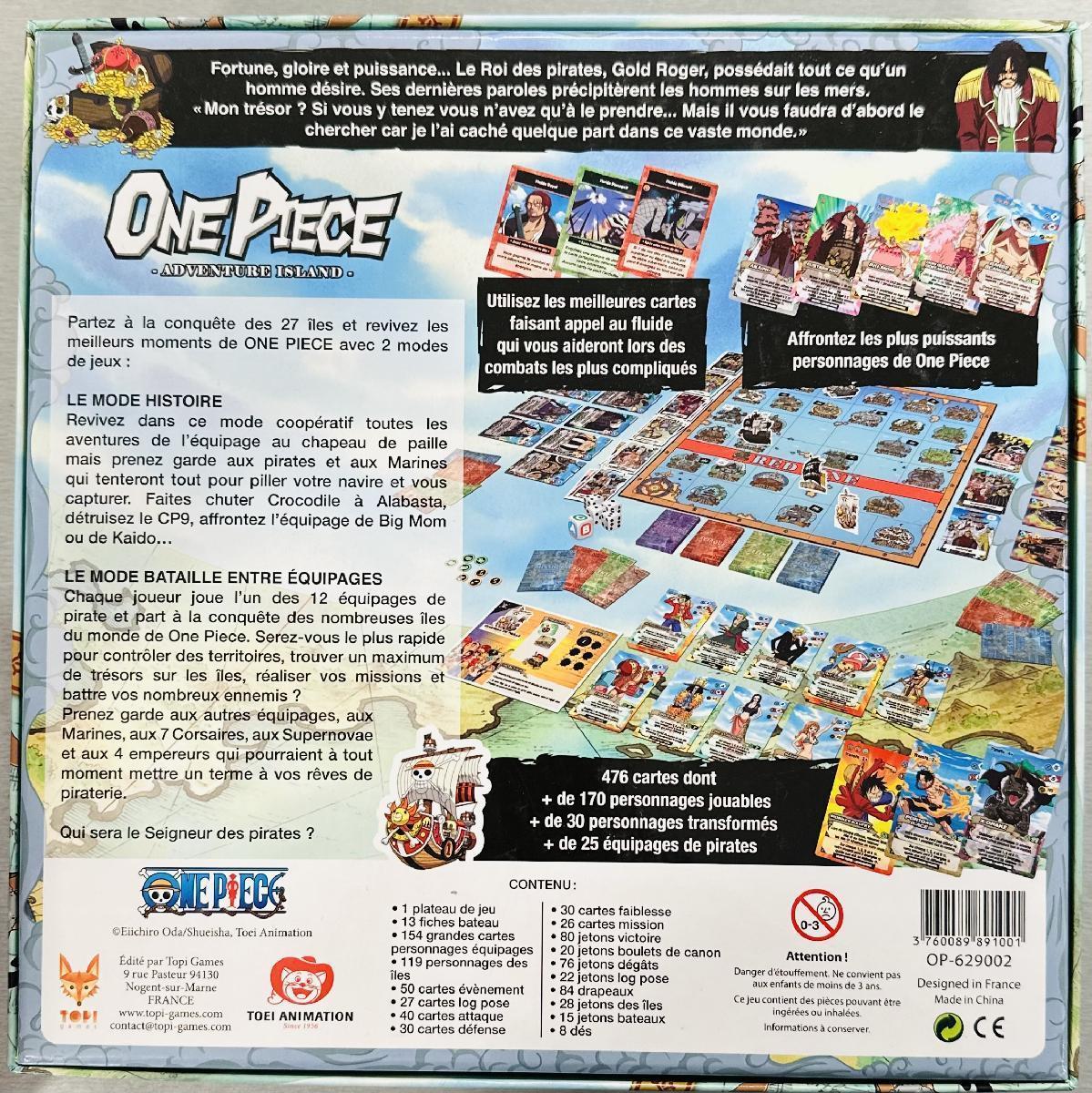 Jeu de société One Piece Adventure Island