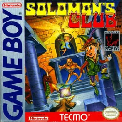 jeu gb solomon's club game boy nintendo