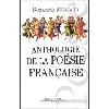 livre anthologie de la poésie française