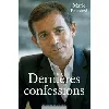 livre dernières confessions