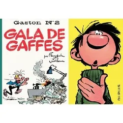 livre gaston tome 2 - gala de gaffes
