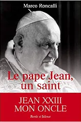livre le pape jean, un saint