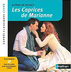 livre les caprices de marianne - musset - edition pédagogique lycée - carrés classiques nathan