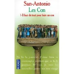 livre les cons tome 1 : il faut de tout pour faire un con