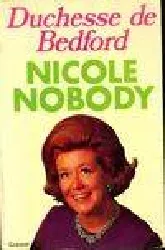 livre nicole nobody