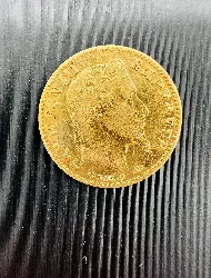 pièce d'or 10 francs napoléon iii 1865 or 900/1000 3,19g