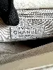 sac cabas bancoulière chanel portobello en cuir blanc et tweed