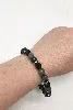 bracpi bracelet élastiqué pierres bleues