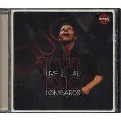cd matthieu boré - live au duc des lombards (2011)