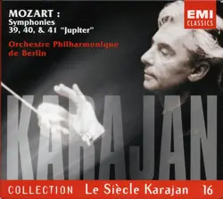 cd mozart - karajan, orchestre philharmonique de berlin - mozart : symphonies 39, 40, & 41  (1999)