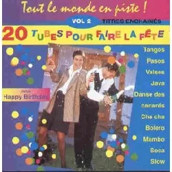 cd various - tout le monde en piste ! - 20 tubes pour faire la fête vol. 2 (1993)