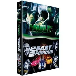 dvd hulk + 2 fast 2 furious