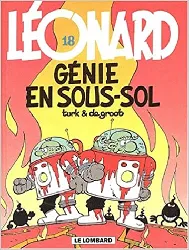 livre léonard tome 18 - génie en sous - sol
