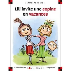 livre lili invite une copine en vacances