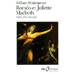 livre roméo et juliette - suivi de macbeth