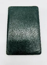 louis vuitton porte-cartes en cuir vert