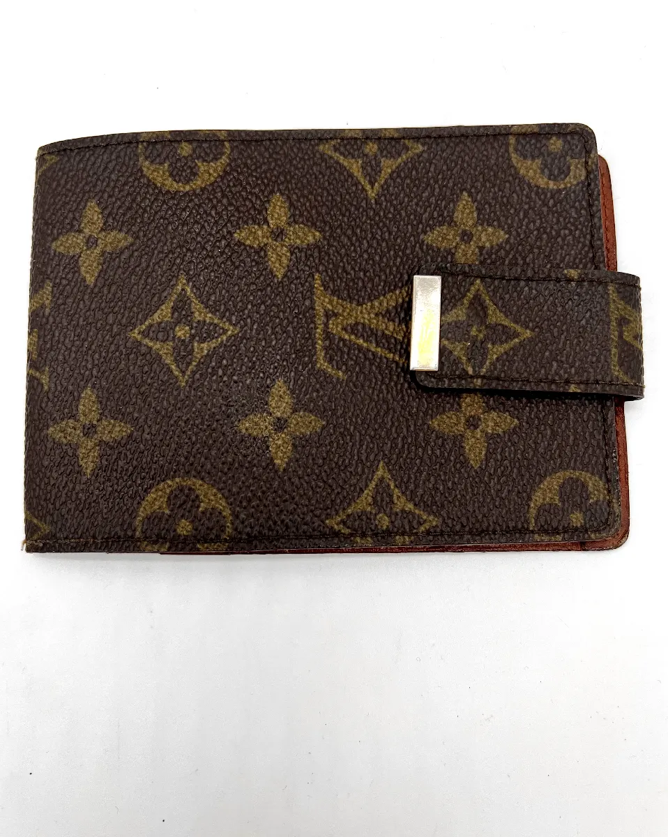 Louis Vuitton Porte chèquier en toile Monogram DEALiCASH