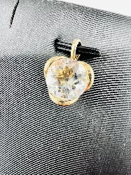 pendentif guérin alisma quartz blanc or 375 millième (9 ct) 1,78g