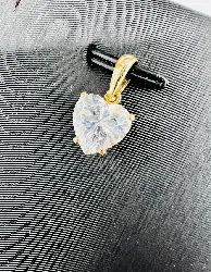 pendentif or oxyde forme coeur or 750 millième (18 ct) 1,27g
