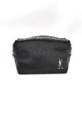 trousse yves saint laurent beauty noire imprimé animal