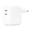 adaptateur secteur double port usb-c 35 w apple 35w dual usb - c port power adapter