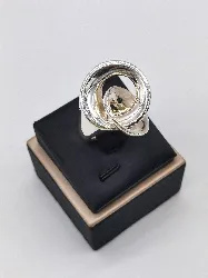 bague argent anneaux entrelassés argent 925 millième (22 ct) 20,45g