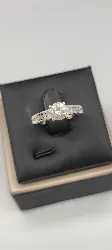 bague argent soitaire  argent 925 millième (22 ct) 4,35gr