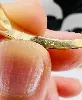 bague saphir forme coeur épaulé de 12 petits diamants or 750 millième (18 ct) 2,62g