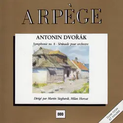 cd antonín dvorák dirigé par martin sieghart, milan horvat - symphonie no. 8 / sérénade pour orchestre (1990)